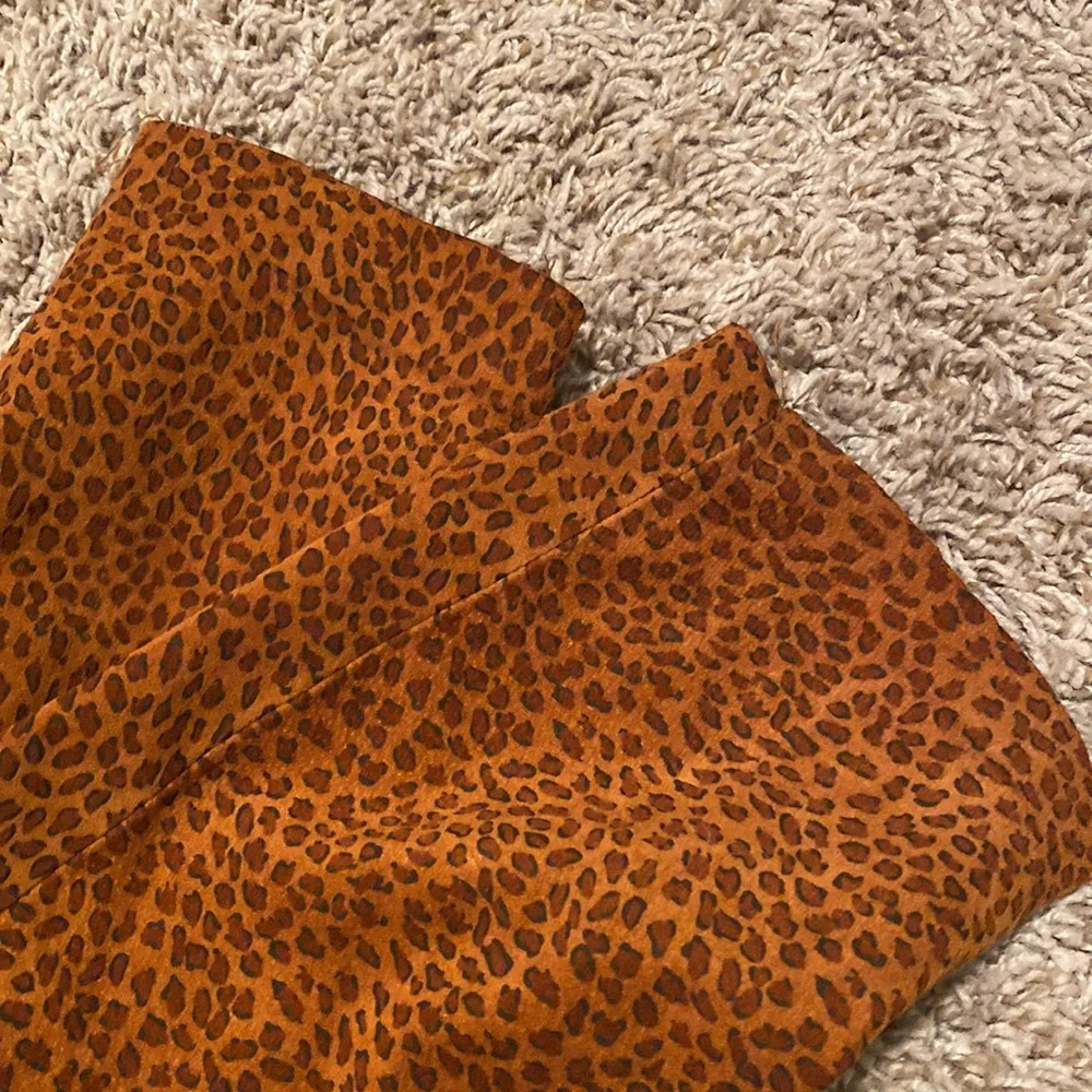 Vintage Cedar’s Jeans Sz 8 Lined Genuine Suede Leather High Waisted Pants - Picture 6 of 8